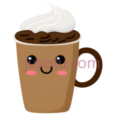 咖啡杯,卡通,棕色PNG