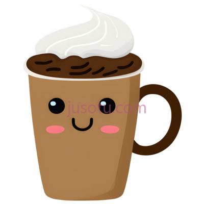 咖啡杯,卡通,棕色, PNG