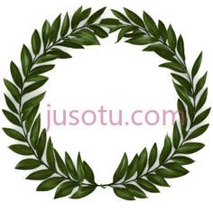 月桂冠,圆形PNG