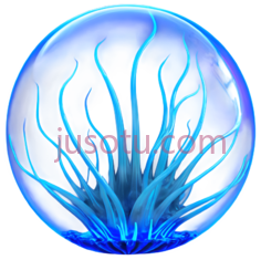 玻璃球,抽象,蓝色PNG