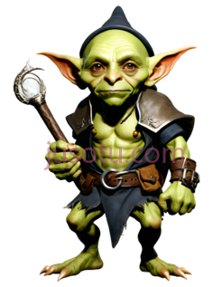 小矮人,卡通,绿色PNG