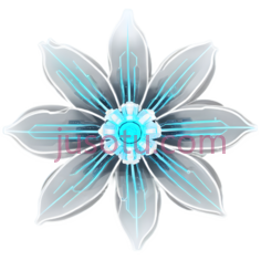 花朵,抽象,白色,蓝色PNG