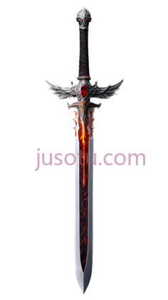 剑,幻想,银色,红色,黑色PNG