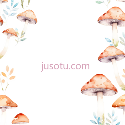 蘑菇,花, PNG
