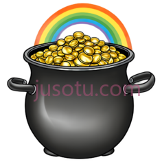 金罐,卡通,黑色PNG