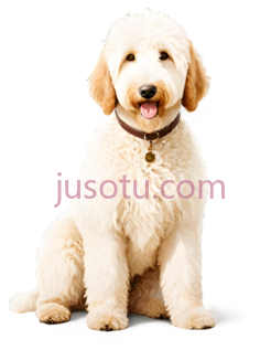 狗,坐着,白色PNG