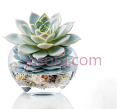 多肉植物,盆栽,绿色PNG