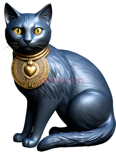 猫,埃及,蓝色, PNG