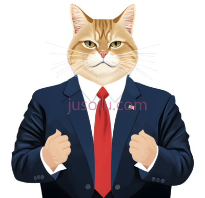 猫,商务,棕色,黑色, PNG
