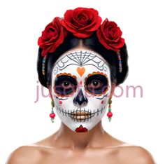 面具,骷髅,白色PNG