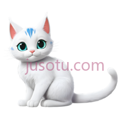 猫咪,卡通,白色PNG