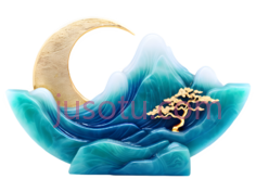 月亮,抽象,黄色PNG