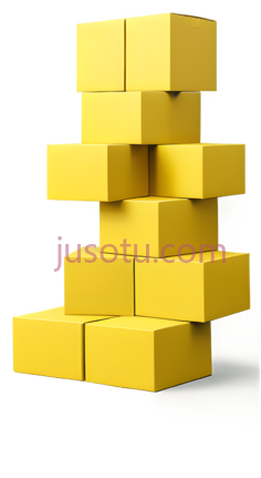 积木,立体,黄色PNG