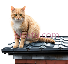 猫,屋顶PNG