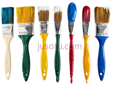 彩色画笔,工具, PNG