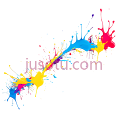 颜料,抽象,黄色,蓝色,红色PNG