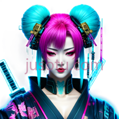 女仆,霓虹发饰,剑道PNG