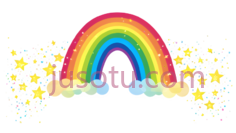 彩虹,卡通,红色,橙色,黄色,绿色,蓝色,紫色PNG