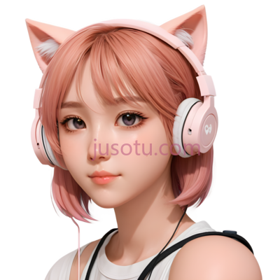 卡通女孩,动漫,粉色, PNG