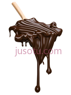 巧克力棒,融化,棕色PNG