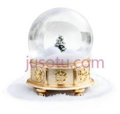 雪球,复古,金色PNG