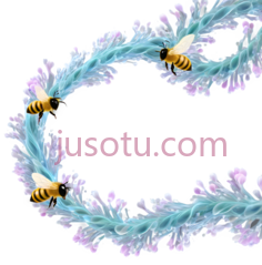 蜜蜂,卡通,黄色,黑色PNG