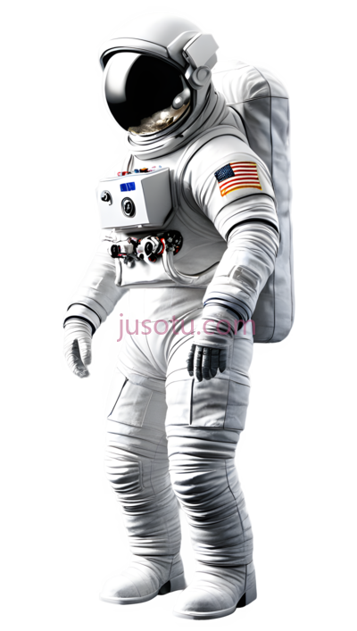 宇航服,太空服,白色, PNG