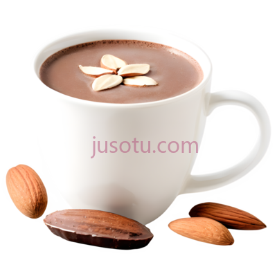 可可杯,杏仁奶,热巧克力, PNG