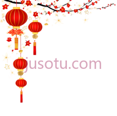 灯笼,中国风,红色,金色PNG