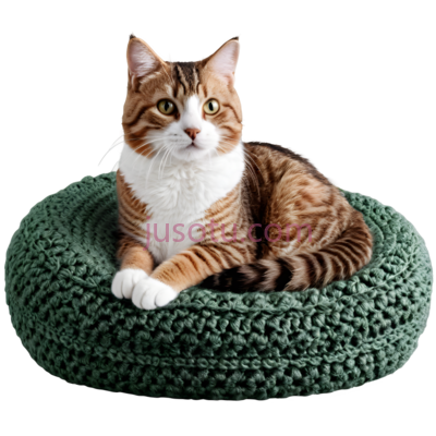 编织,猫,软垫,沙发,彩色, PNG