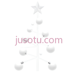 圣诞树,抽象,白色PNG