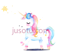 儿童卡通,独角兽PNG