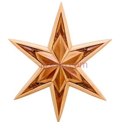 星形,立体,金色, PNG