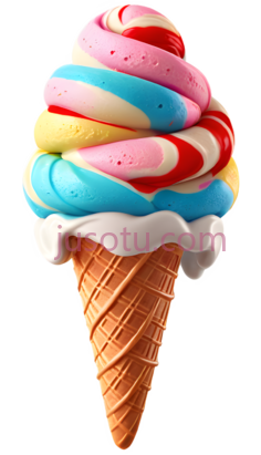 卡通,冰淇淋,糖霜PNG