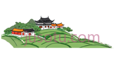 村落,水稻田PNG