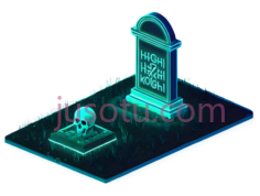 墓碑,卡通,蓝色PNG