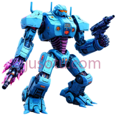 机器人,科幻,蓝色PNG