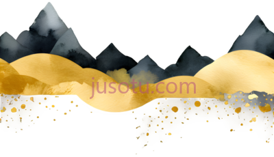 山峰,云朵,抽象,黑色,灰色,黄色, PNG