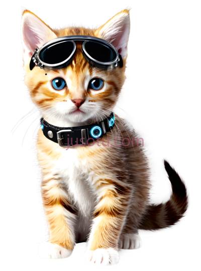 猫咪,太阳镜, PNG