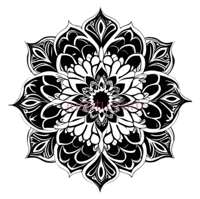 曼荼罗,花卉, PNG