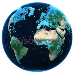 地球仪,卫星视图,蓝色,绿色PNG