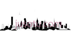 城市天际线,抽象,白色,粉色PNG