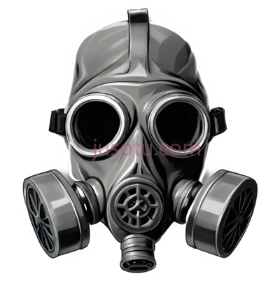 防毒面具,银色, PNG