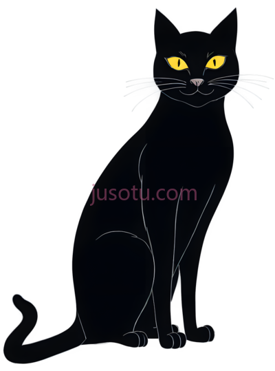 邪恶,黑猫, PNG