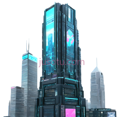 建筑,未来主义,蓝色, PNG