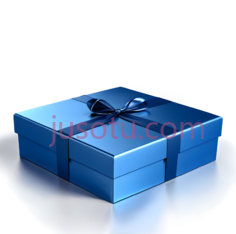 礼物盒,现代,蓝色PNG