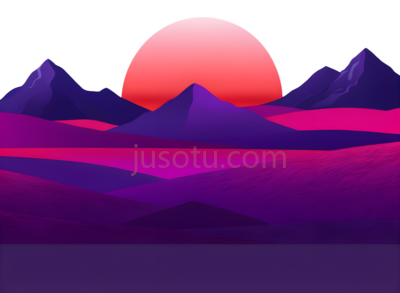 日落,抽象,紫色,粉色, PNG