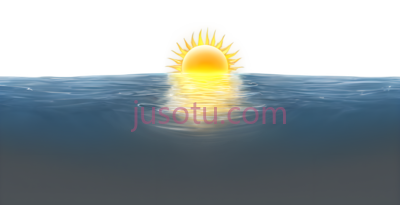 太阳,海面, PNG