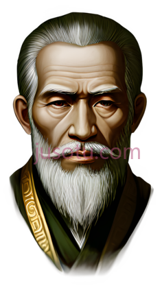 老人,中国绘画,白色胡须,头发,绿色衣服PNG