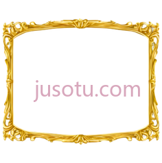 相框,复古,金色PNG